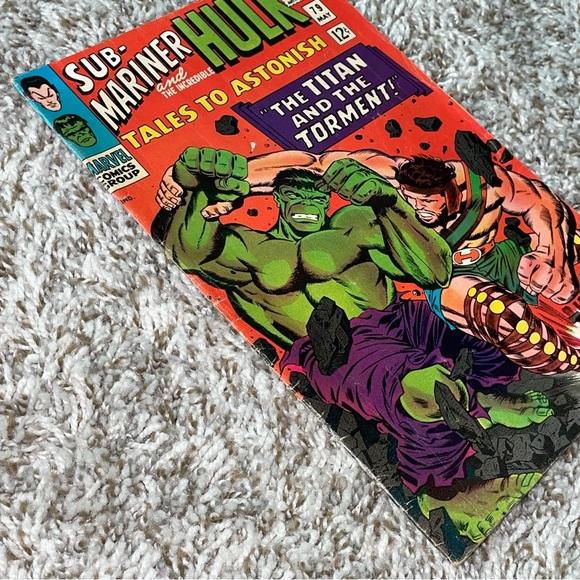VINTAGE 1966 MARVEL SUB-MARINER & HULK Hercules Vs Hulk! Silver Age Comic #79 - Picture 5 of 11